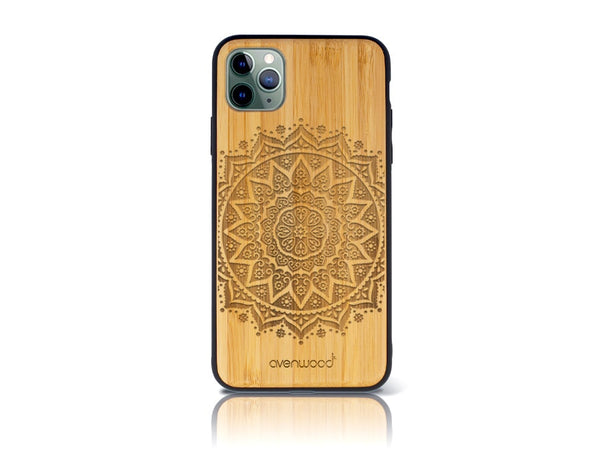 MANDALA iPhone 11 Pro Holz-Kunststoff Hülle